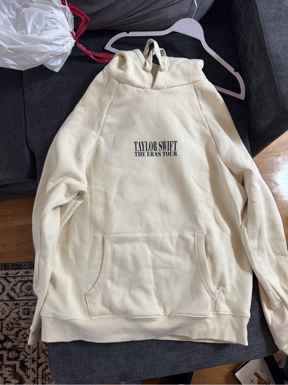 Taylor Swift The Eras Tour Cream Hoodie